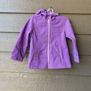 Free Country Girls Water Resistant Super Softshell Hooded Jacket Size 5/6